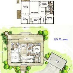 Florida Log Homes Madison Floor Plan